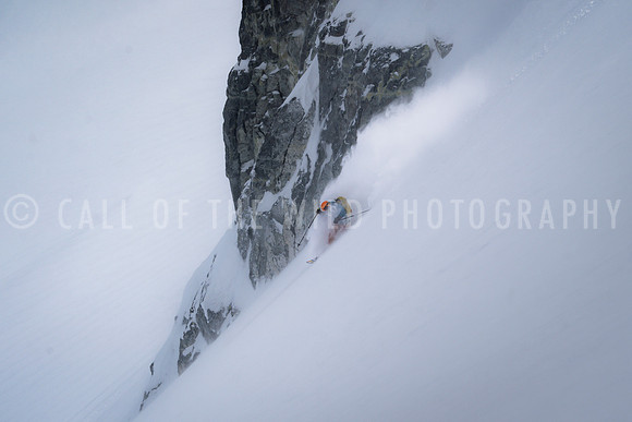 Athlete - Michael Kubik; Location - Spearhead Glacier; Date - April 2022; Photographer - Michael Fox