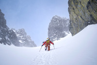 Photographer - Michael Fox; Athlete - Michael Kubik; Location - Stairmaster Couloir; Date - March 2022;