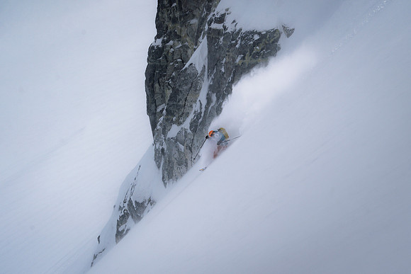 Athlete - Michael Kubik; Location - Spearhead Glacier; Date - April 2022; Photographer - Michael Fox