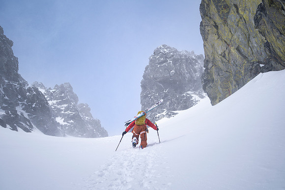 Photographer - Michael Fox; Athlete - Michael Kubik; Location - Stairmaster Couloir; Date - March 2022;