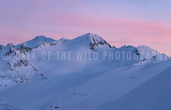Alpenglow over Mt. Tremor