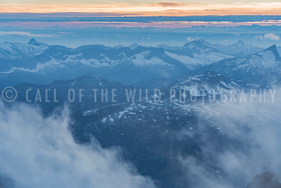 Alpenglow from Tantalus Range