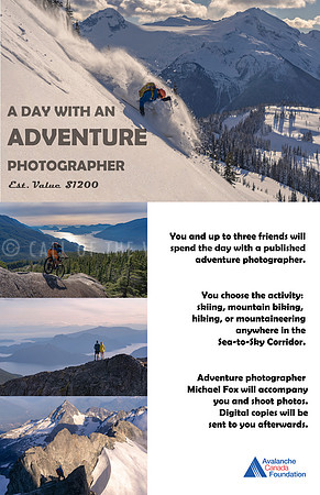 Avalanhe Canada Photoshoot Bidding Poster