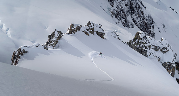 Athlete - Jamie May; Location - Overlord Glacier; Date - March 2021